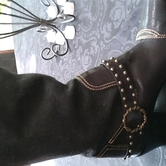 Dakota Womens Western Boots with Floral Design..like new. Size 8W - Picture 7 of 14